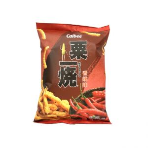 CALBEE GRILL A CORN HOT & SPICY CHIPS 80G