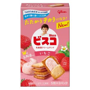 GLICO BISCO STRAWBERRY