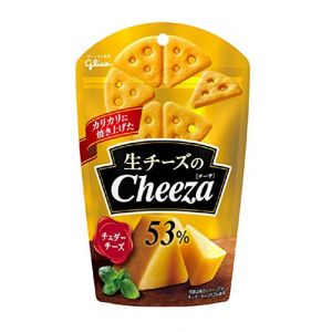 日本GLICO格力高 53%芝士奶酪薄脆起司饼干 48g