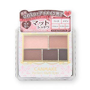 CANMAKE Perfect Multi Eyes Shadow Palette 01 Rose Chocolate 1pc