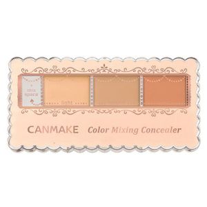 日本CANMAKE/井田 三色遮瑕膏spf50/pa+++ 遮黑眼圈痘印 03橘米色