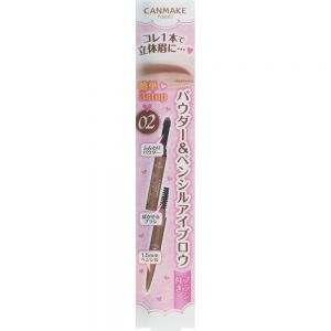 CANMAKE 3IN1 EYEBROW 02 ASH BROWN