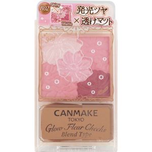 日本CANMAKE井田新版混合型光采花瓣腮红盘 5.43g 双色选