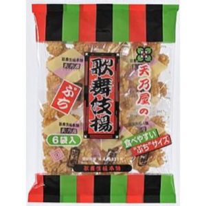 日本AMANOYA天乃屋 歌舞伎扬日式米饼 6袋