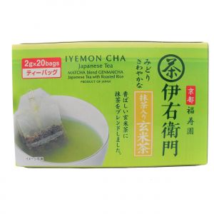 UJINOTSUYU IEMON GENMAICHA TEA BAG W MACCHA 2G*20 BAGS