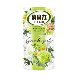 日本ST小鸡仔消臭力厕所用除臭空气清新剂 400ml 绿色花束香