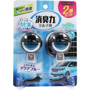 ST CAR AIR FRESHENER AQUA BLUE 2P T-105