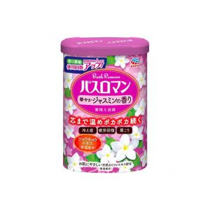 日本巴斯洛漫华丽的茉莉花泡澡粉浪漫沐浴香气600g