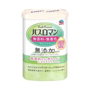 日本巴斯洛漫除盐素无刺激型无添加敏感肌儿童可用泡澡剂 600g