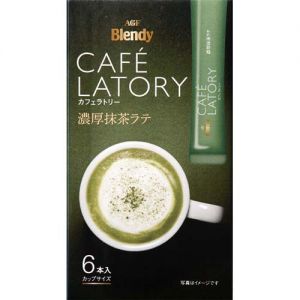 日本AGF BLENDY 浓厚抹茶拿铁咖啡 6条入 78g