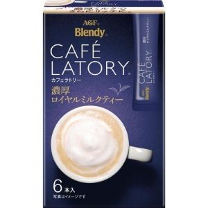 日本AGF BLENDY CAFE LATORY浓厚皇家奶茶 6包 66G