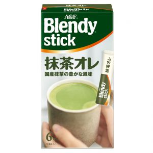 日本AGF BLENDY抹茶风味欧蕾奶茶 6条*10G