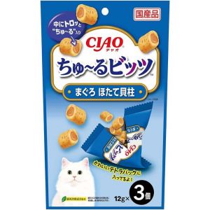 CIAO CHURU BITS TUNA SCALLOP P-283