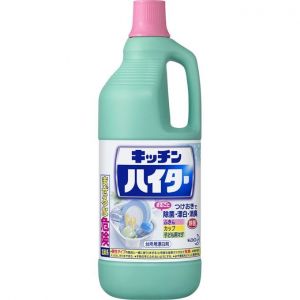 日本KAO花王厨房餐具用除菌漂白消臭三合一清洁漂白剂 1500ml