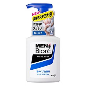 日本KAO花王 MEN'S Biore男士碧柔泡沫型洁面150毫升