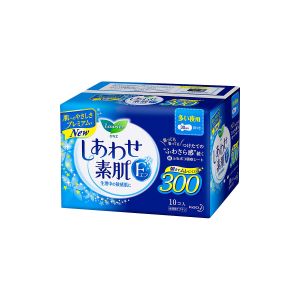 日本花王LAURIER F系列超薄棉柔卫生巾 夜用护翼型 30cm*10片