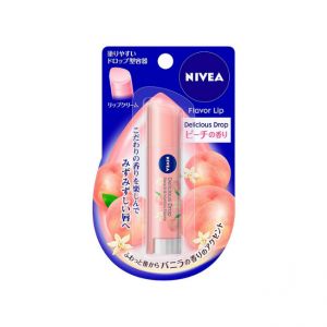 日本NIVEA妮维雅桃子味润唇膏3.5g 滋润保湿防干裂
