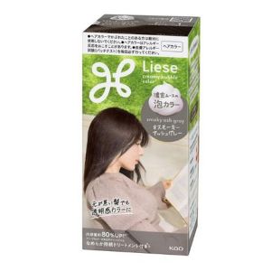 KAO LIESE CREAMY BUBBLE HAIR COLOR
SMOKY ASH GRAY
