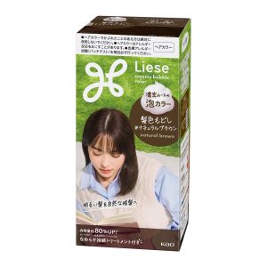 KAO LIESE CREAMY BUBBLE HAIR COLOR
NATURAL BROWN