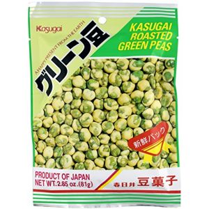 KASUGAI Roasted Green Peas 4.58 oz packet