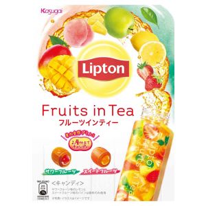 日本KASUGAI春日井 LITON双层水果红茶糖 酸果和甜果 61G