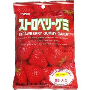 KASUGAI Strawberry Gummy Candy 107g