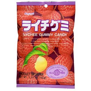 KASUGAI Lychee Gummy Candy 102g