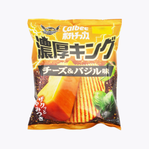 CALBEE POTATO CHIPS BASIL GARLIC BLAST