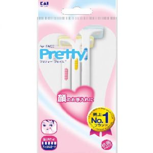 KAI Pretty Disposable T Shaped Face Razor 3 Pieces