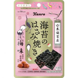 日本KANRO 梅子味海苔夹心脆 4.8G