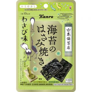 日本KANRO 芥末味海苔夹心脆 4.4G