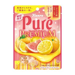 KANRO PURÉ PREMIUM PINK LEMONADE
