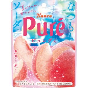 KANRO PURE PEACH SODA GUMMY