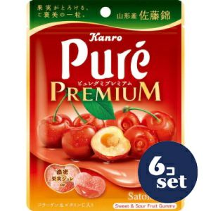 KANRO PURE PREMIUM CHERRY GUMMY 