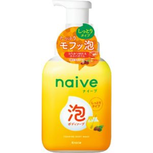 KRACIE NAIVE FOAMING BODY WASH MOIST PUM