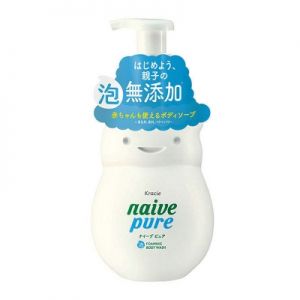 日本KRACIE嘉娜宝 Naive PURE 纯净沐浴泡泡550ml 孩童适用