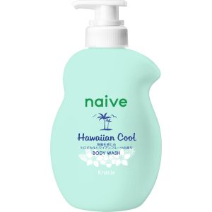 KRACIE NAIVE BODY SOAP PUMP HAWAIIAN COOL