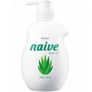 日本KRACIE嘉娜宝 NAIVE 纯植物性润泽芦荟沐浴乳 530ml