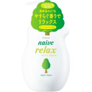 日本KRACIE嘉娜宝NAIVE纯植物性润泽沐浴露 530ml 四款选