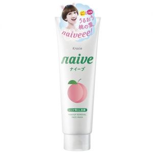 KRACIE NAIVE MAKEUP Cleansing Foam Peach 200g