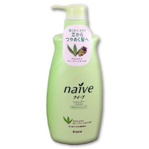 TESOLIFE特搜商城 KRACIE NAIVE Smoothing Shampoo Aloe 550ml