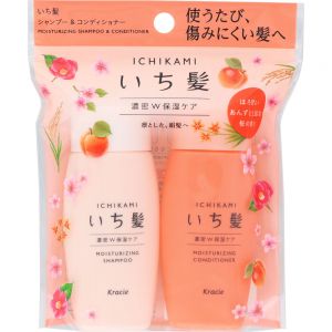 日本KRACIE嘉娜宝ICHIKAMI和草滋润保湿洗护旅行套装 40ml+40g