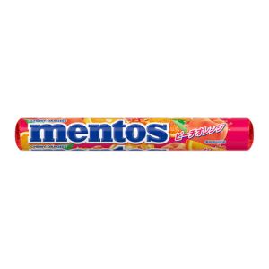 KRACIE MENTOS PEACH ORANGE CHEWY JUICY CANDY 