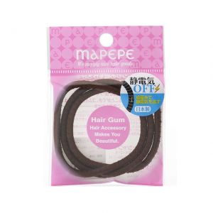 日本MAPEPE防静电牢固型发圈 3个入 棕色
