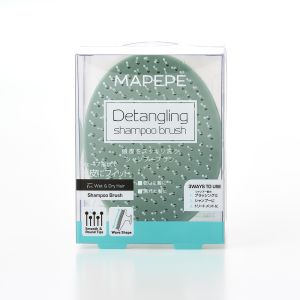 MAPEPE DETANGLING SHAMPOO BRUSH GRAYISH MINT