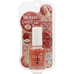 日本DUCATO保湿成分配合防断裂滋润指缘油 7ml 苹果香