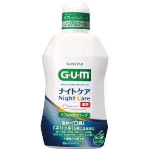 SUNSTAR GUM NIGHT CARE MOUTHWASH RH W-423