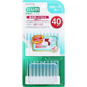 SUNSTAR GUM SOFT PICK SSS-S 40P T-138