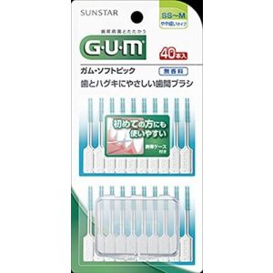 SUNSTAR GUM SOFT PICK SS-M 40P T-139