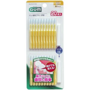 SUNSTAR GUM BRUSHI-SHAPED S 20P T-142